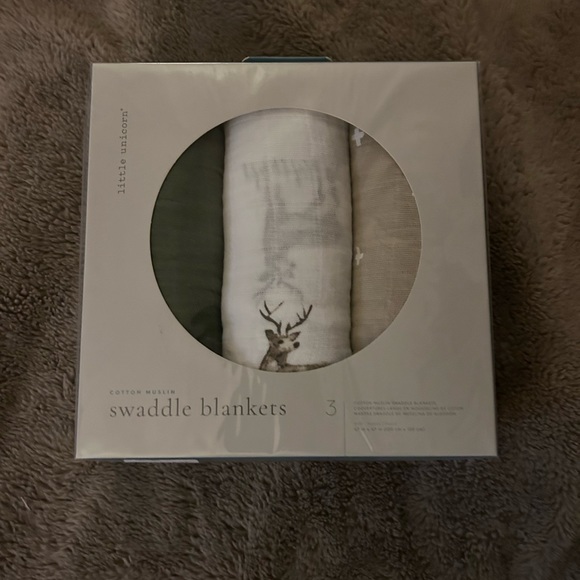 Little Unicorn 🦄 Cotton Muslin Blankets for baby - Picture 1 of 4